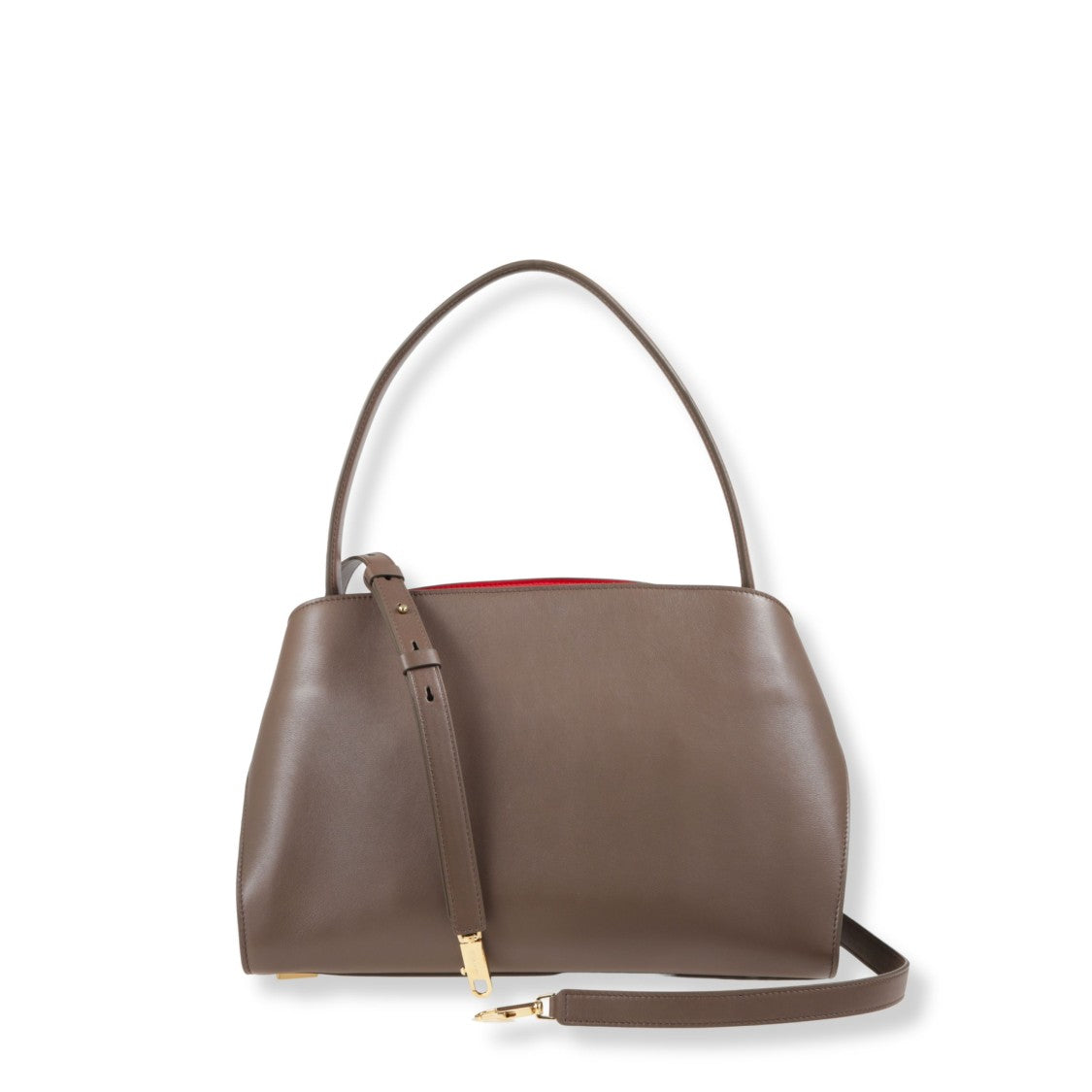 Ferragamo Structured Shoulder Bag With Smooth Finish And Timeless Design