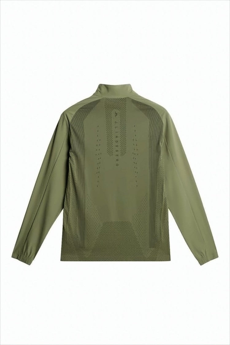 J Lindeberg Long-Sleeve Pullover Top With Half-Zip