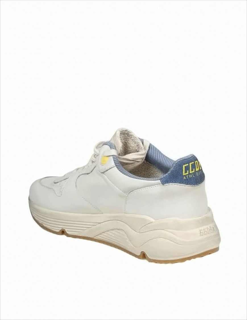 Golden Goose Low-Top Leather Sneakers With Vintage Accents