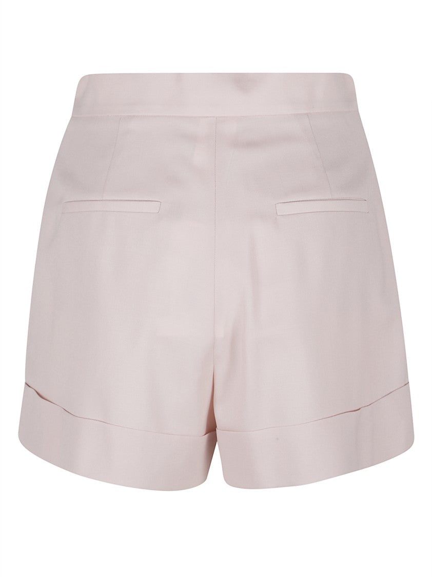 Max Mara Mxmcelebre High Waist Wool Blend Shorts