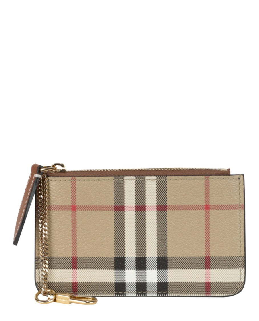 Burberry Kelbrook Check Coin Case