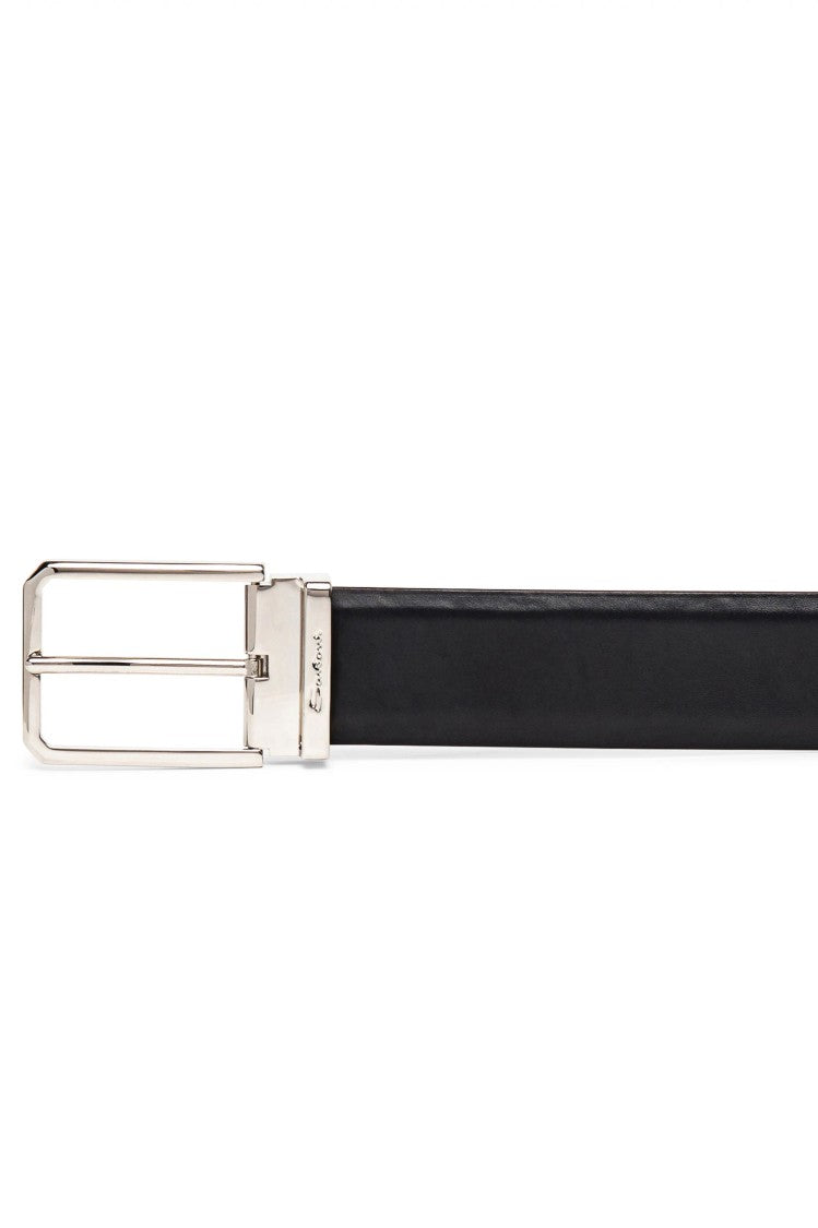 Santoni Adjustable Antiqued Leather Belt