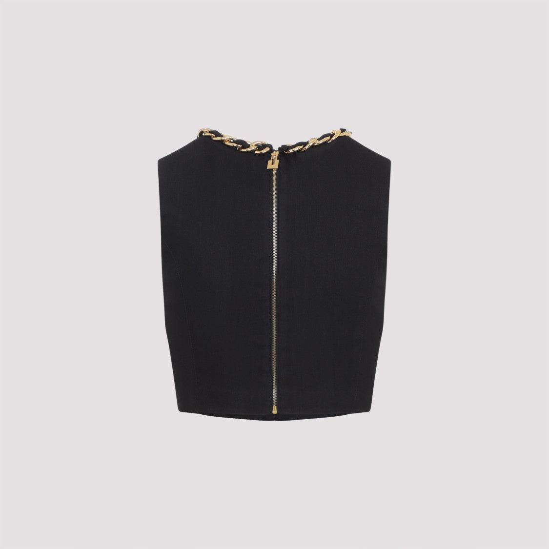 Elisabetta Franchi Sleeveless Linen-Blend Top