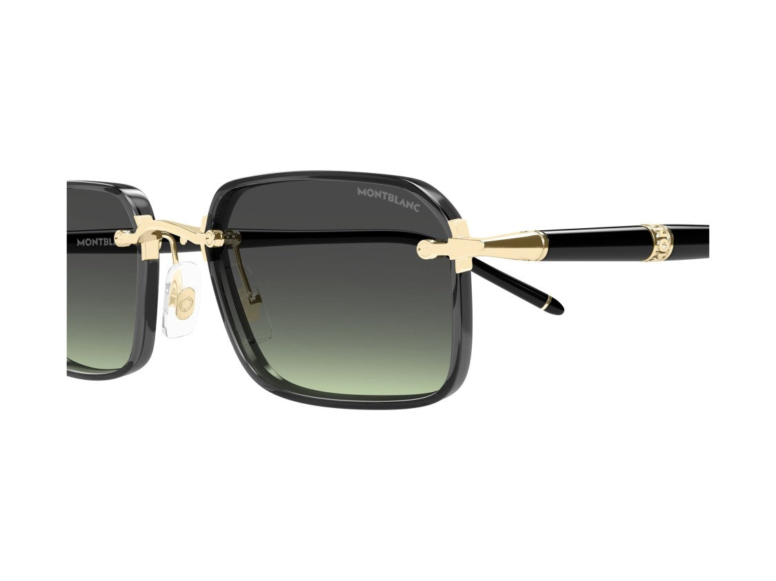 Montblanc Gold Mb0483s Gradient Square Sunglasses