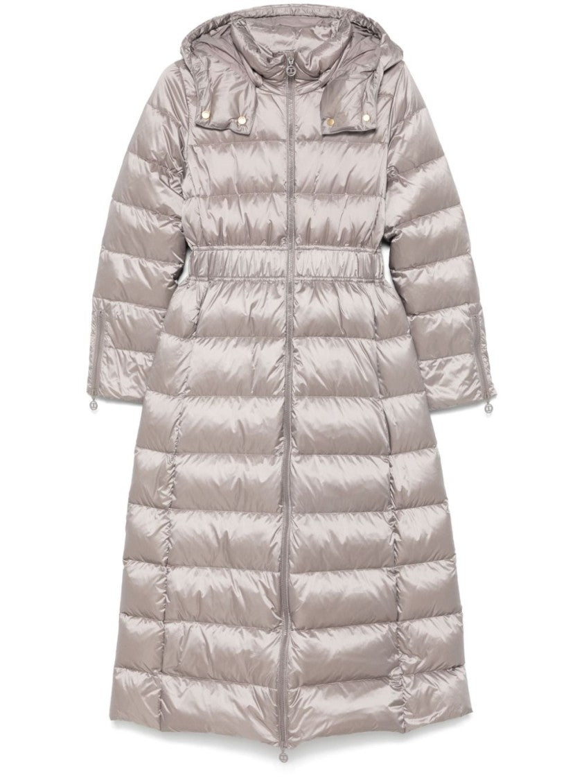 Twin-Set Long Silhouette Puffer Jacket With Cinched Waist