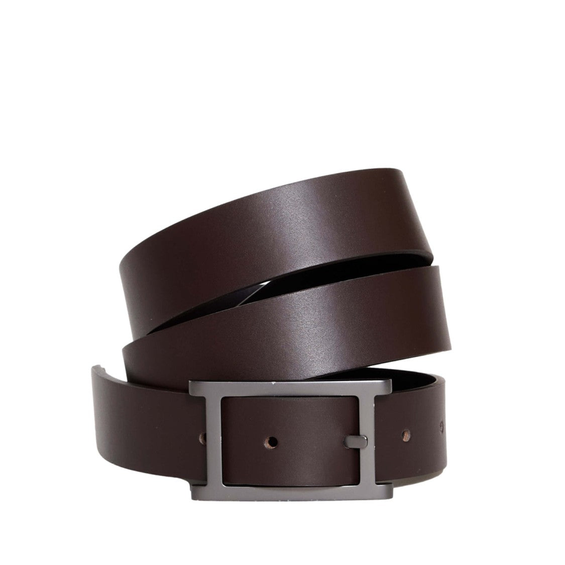 Orciani Black And Leather Double Belt