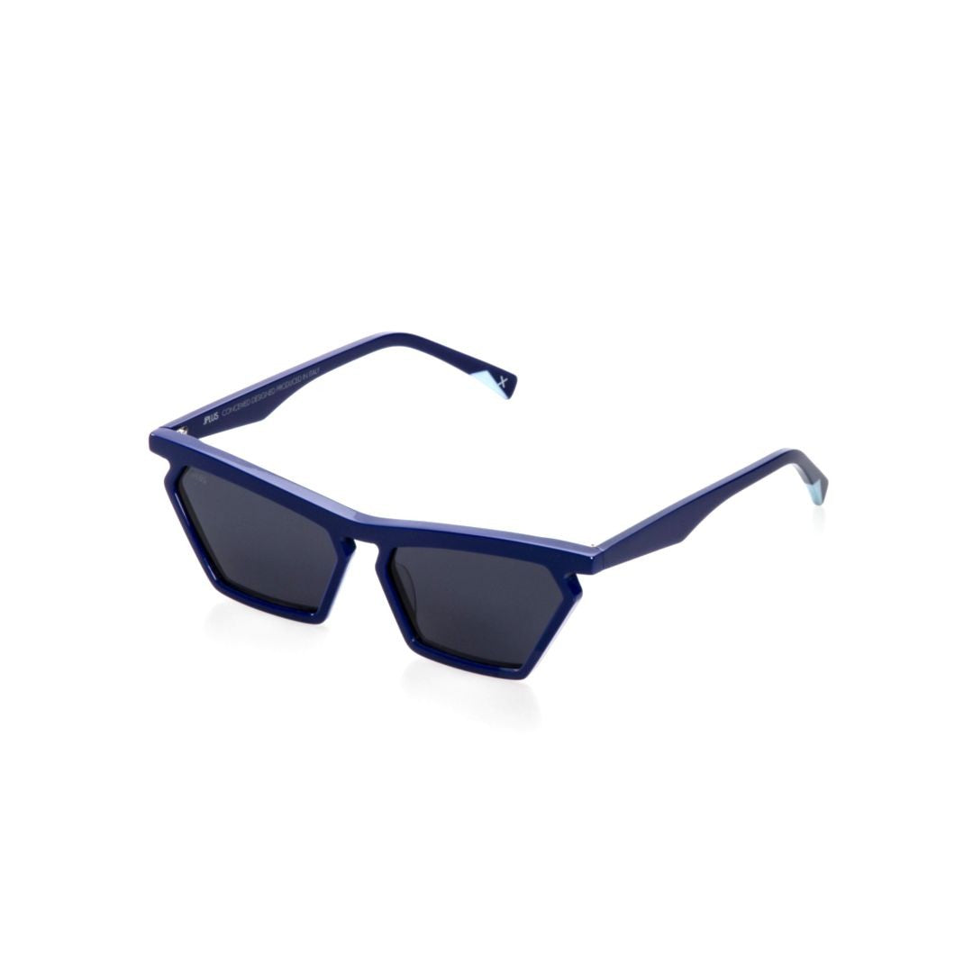 Jplus Yel Bold Geometric Frame Acetate Sunglasses