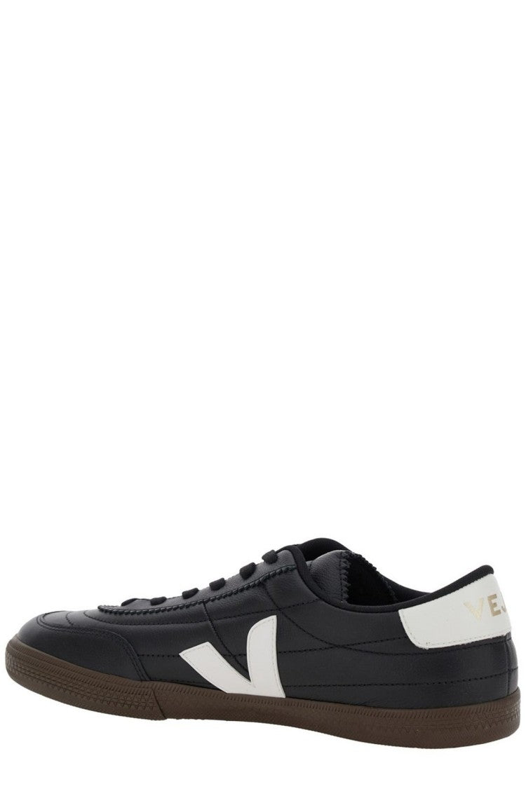 Veja Low-Top Sneakers With Textured Black Upper