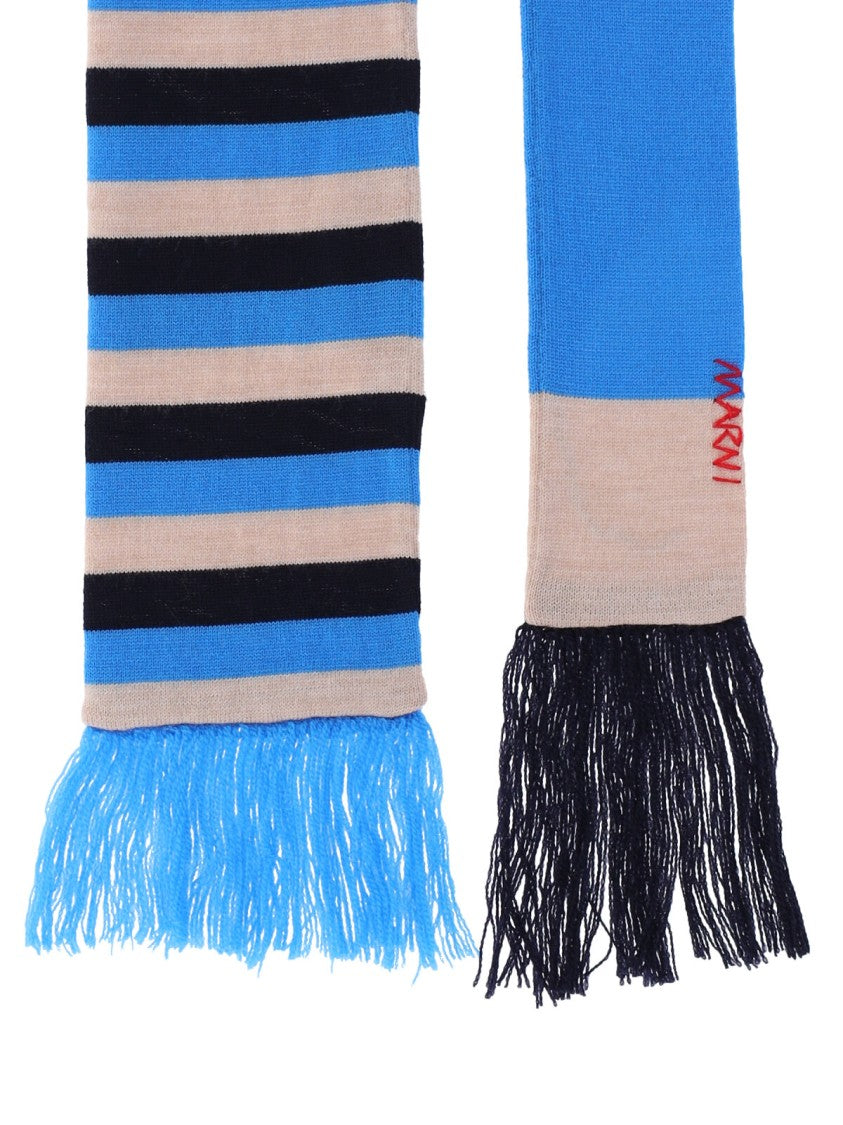 Marni Striped Wool Scarf – Multicolor