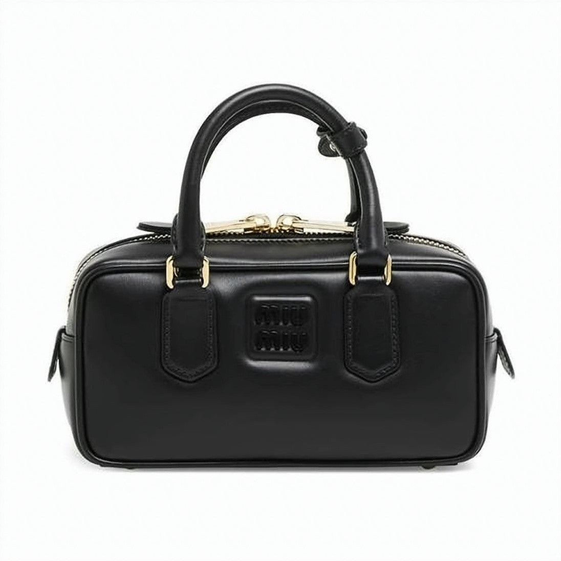 Miu Miu Rectangular Calf Leather Tote Bag