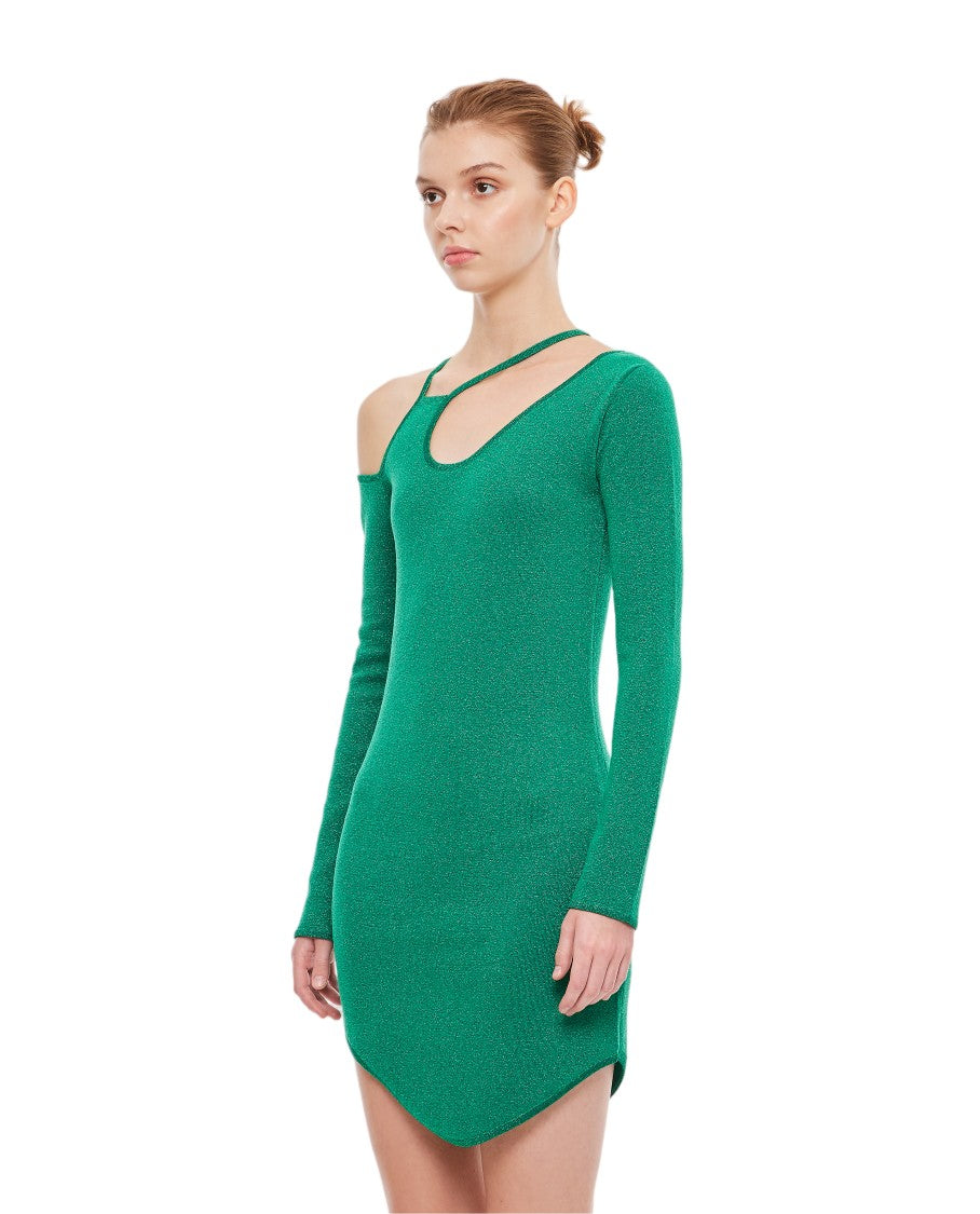 J. W. Anderson Asymmetric Mini Dress With Cut-Out Details