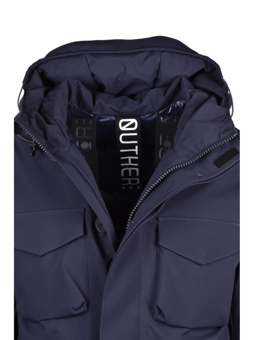 Outhere Blue Zephir Down Polyester Down Jacket