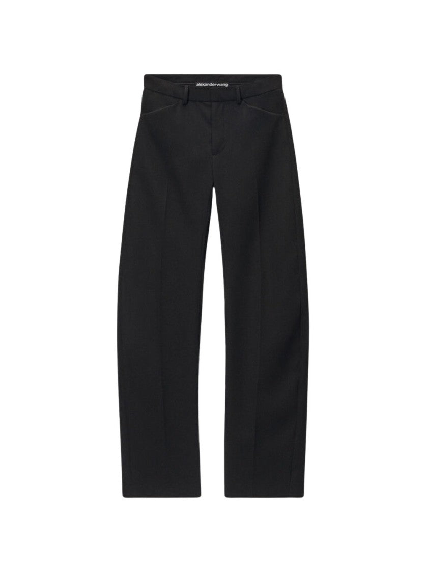 Alexander Wang Mid-Rise Bowed Leg Pant