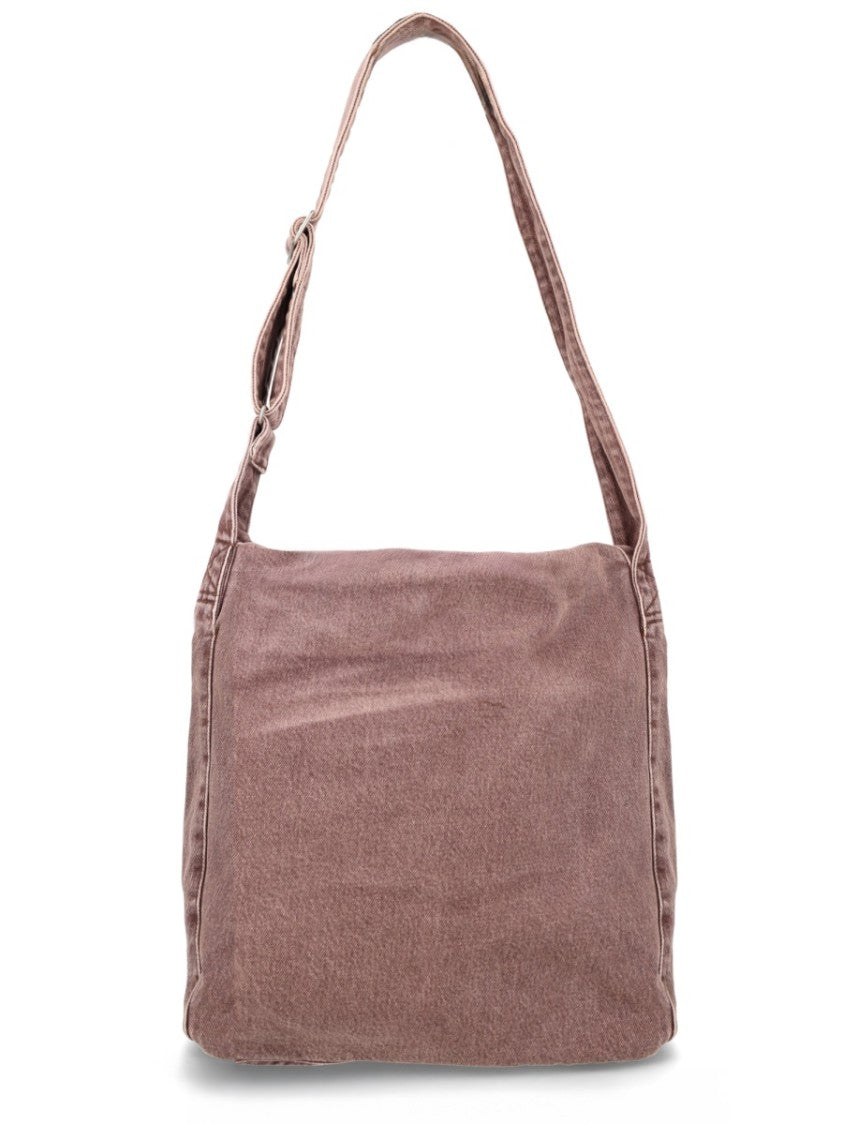 Our Legacy Neutrals Sustainable Adjustable Flap Cotton Shoulder Bag