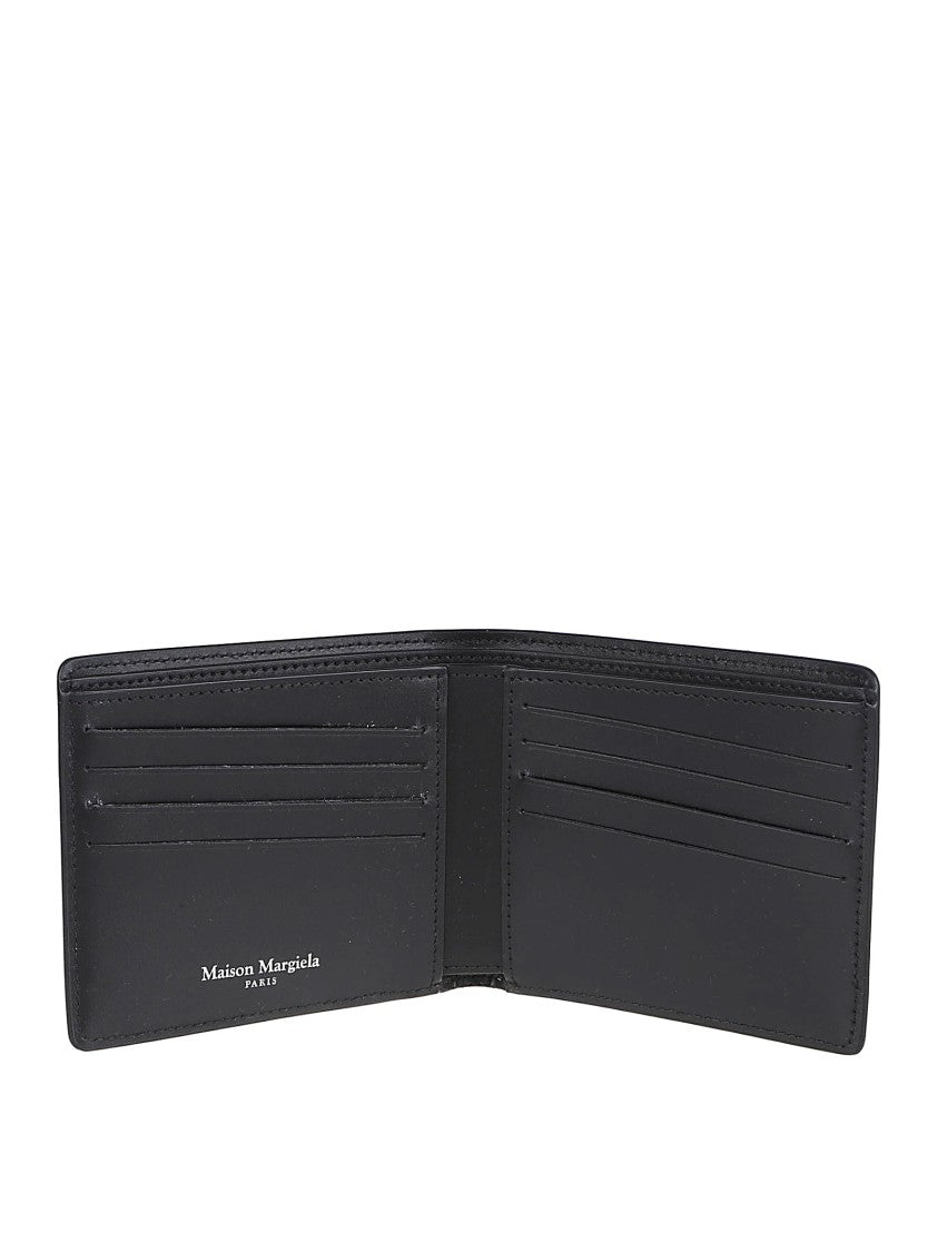 Maison Margiela Textured Black Bi-Fold Wallet