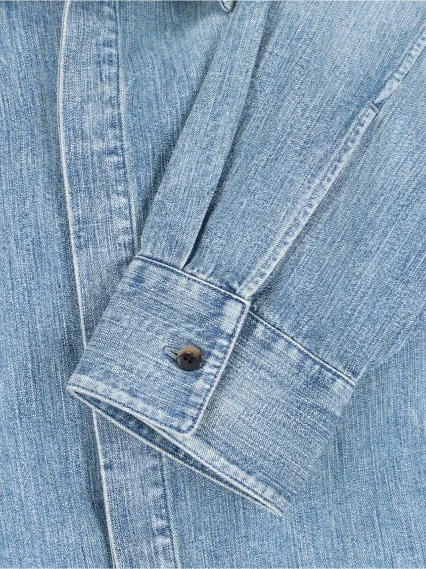 Fear Of God Relaxed Fit Denim Shirt With Classic Collar