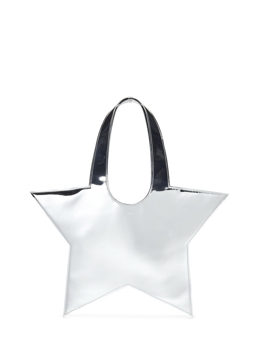 Coperni Mini Star-Shaped Tote Bag With Mirror-Effect Finish