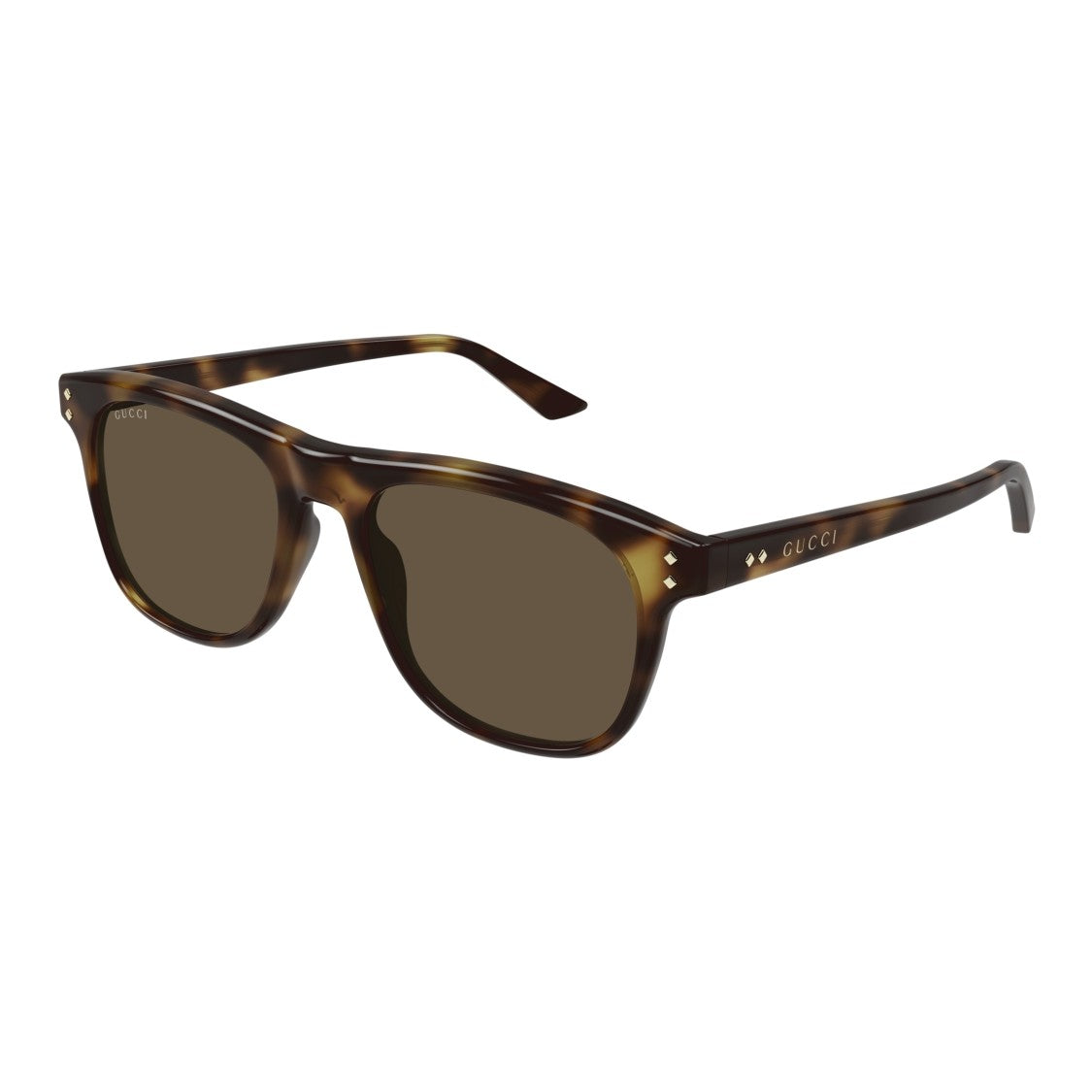 Gucci Gg1893s Classic Square Frame Tortoiseshell Sunglasses