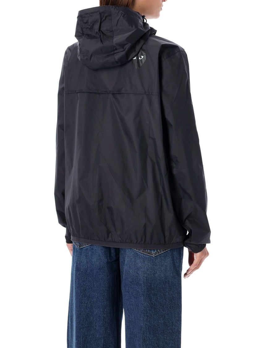 Comme Des Garçons Lightweight Full-Zip Jacket With Heart Motif