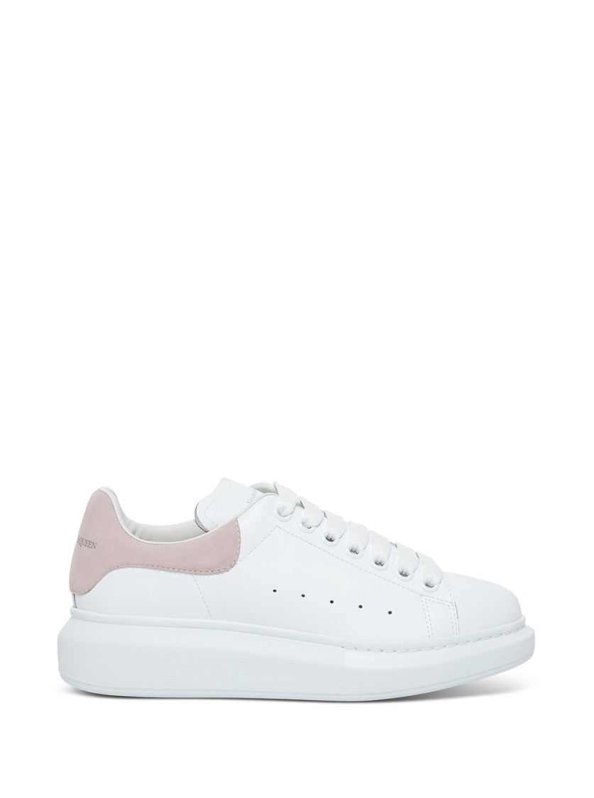 Alexander Mcqueen Woman's Oversize White Leather Sneakers