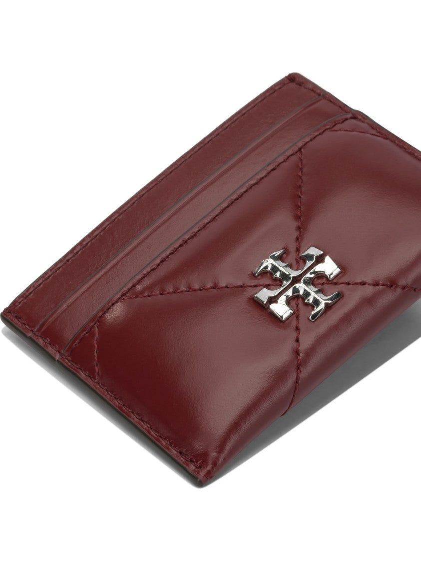 Tory Burch Compact Quilted Leather Card Holder