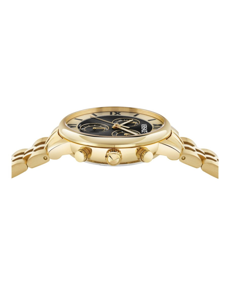 Versace Classic Round Chrono Bracelet Watch