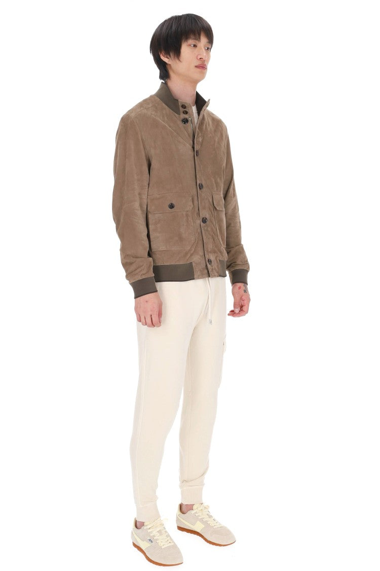 Moorer Carlos-Ur Supersoft Leather Bomber Jacket