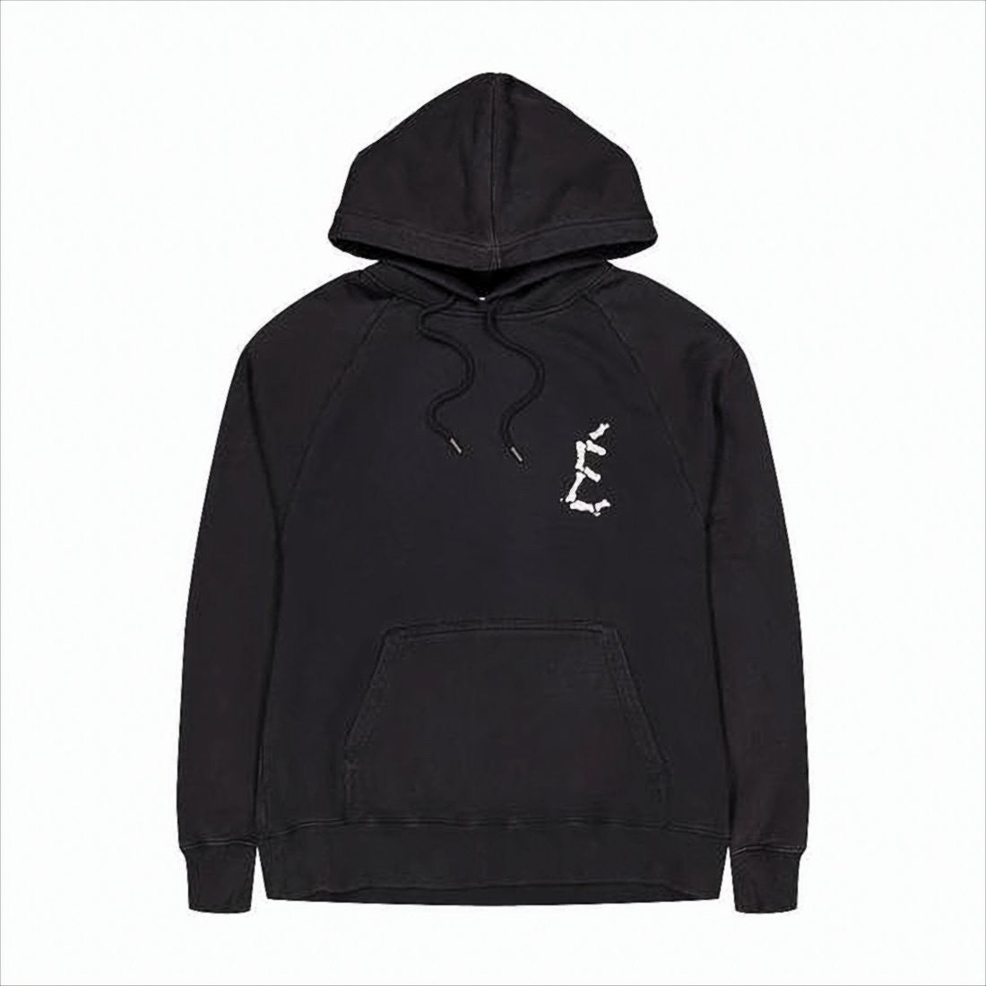 Études Bone-Graphic Hooded Sweatshirt With Kangaroo Pocket