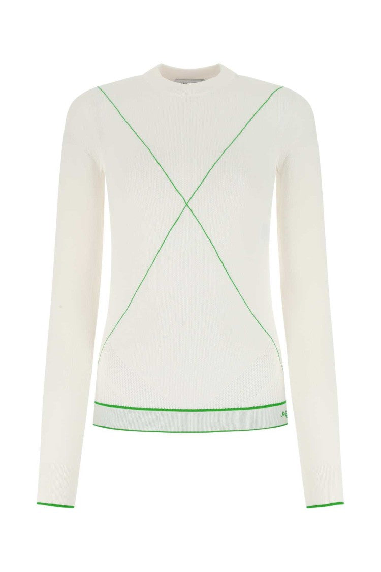 Bottega Veneta White Viscose Blend Sweater