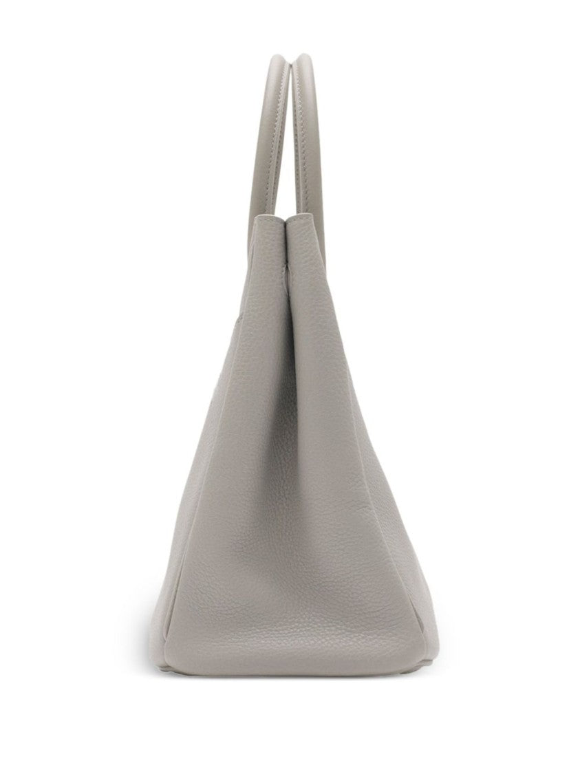 Burberry Structured Grey Bag With Textured Finish