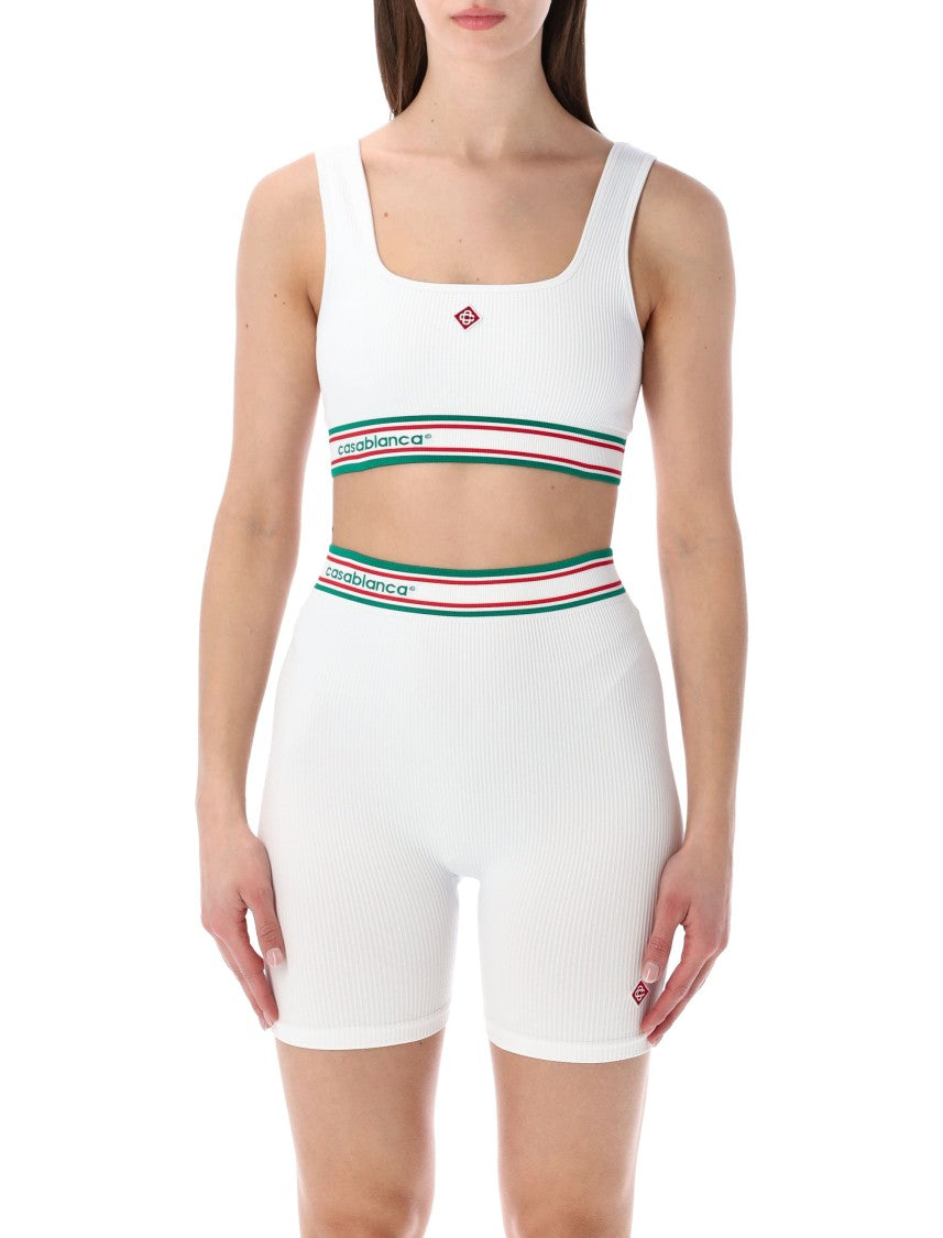 Casablanca Seamless Tennis Bralette