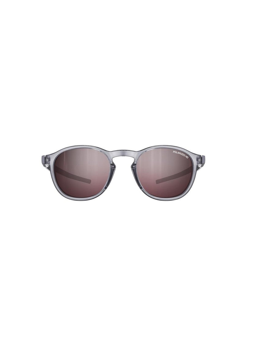Julbo Translucent Grey Acetate And Celluloid Oval Sunglasses