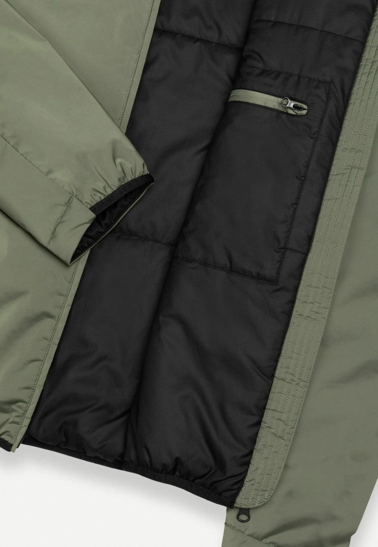 Colmar Matte Olive Green Minimalist Down Jacket