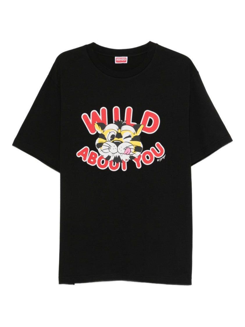 Kenzo Relaxed Fit Graphic Print T-Shirt