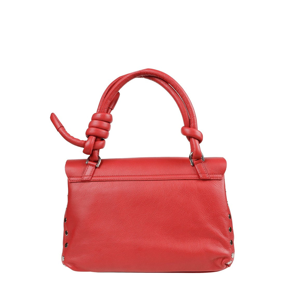 Zanellato Structured Red Leather Shoulder Bag