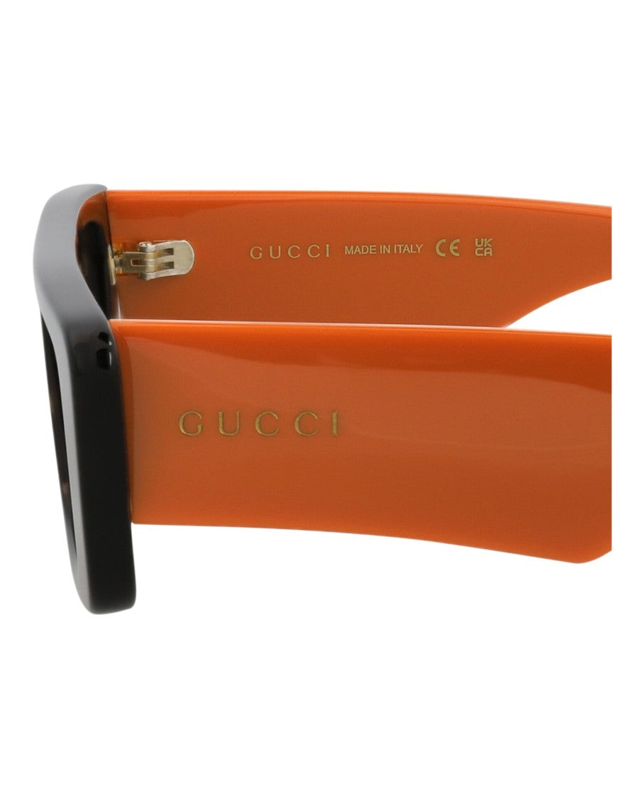 Gucci Square-Frame Recycled Acetate Sunglasses
