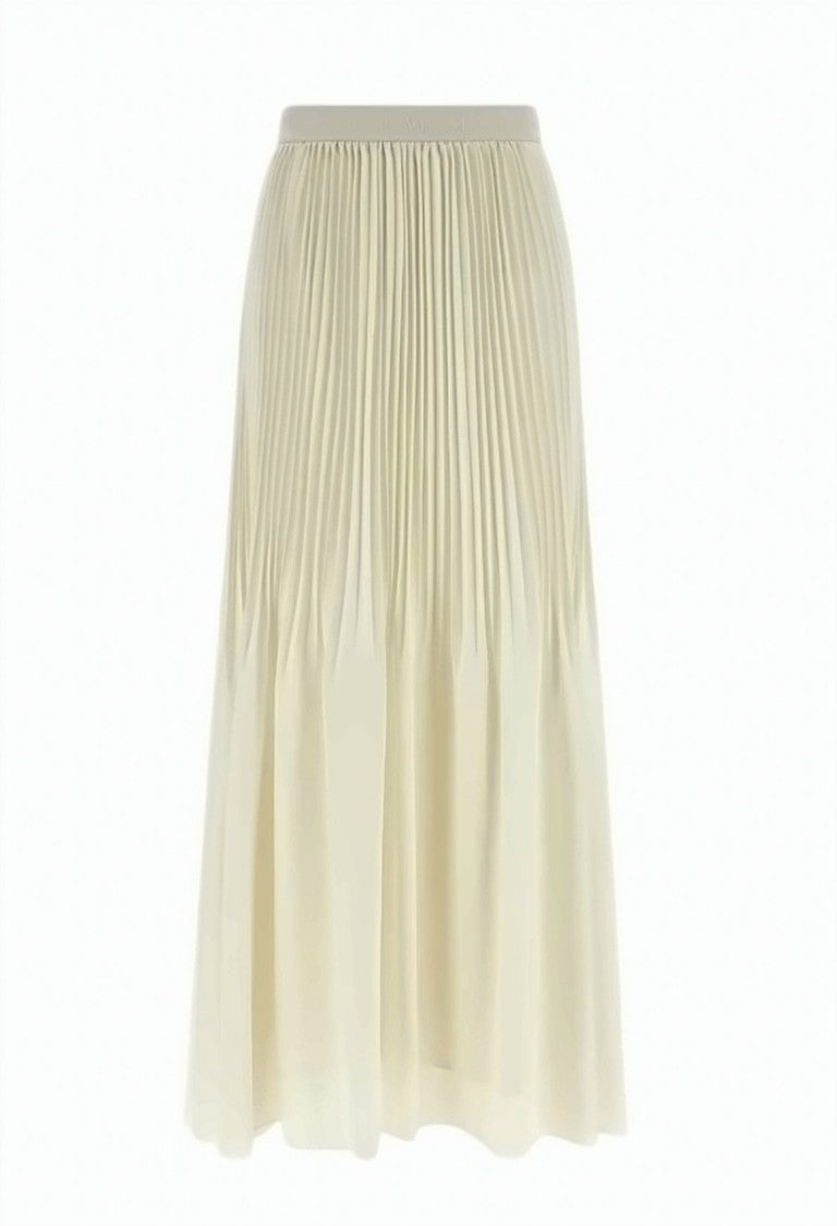 Twin-Set Pleated High Waist Long Skirt