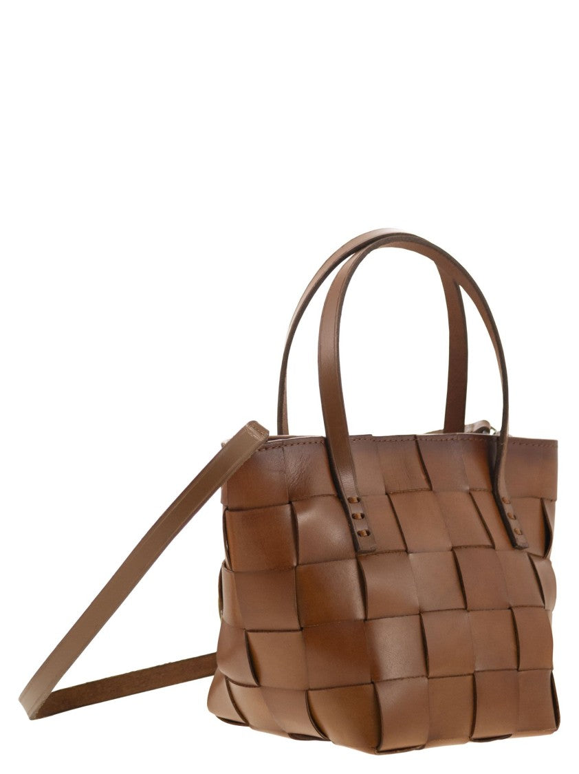 Dragon Japan Mini - Woven Leather Bag