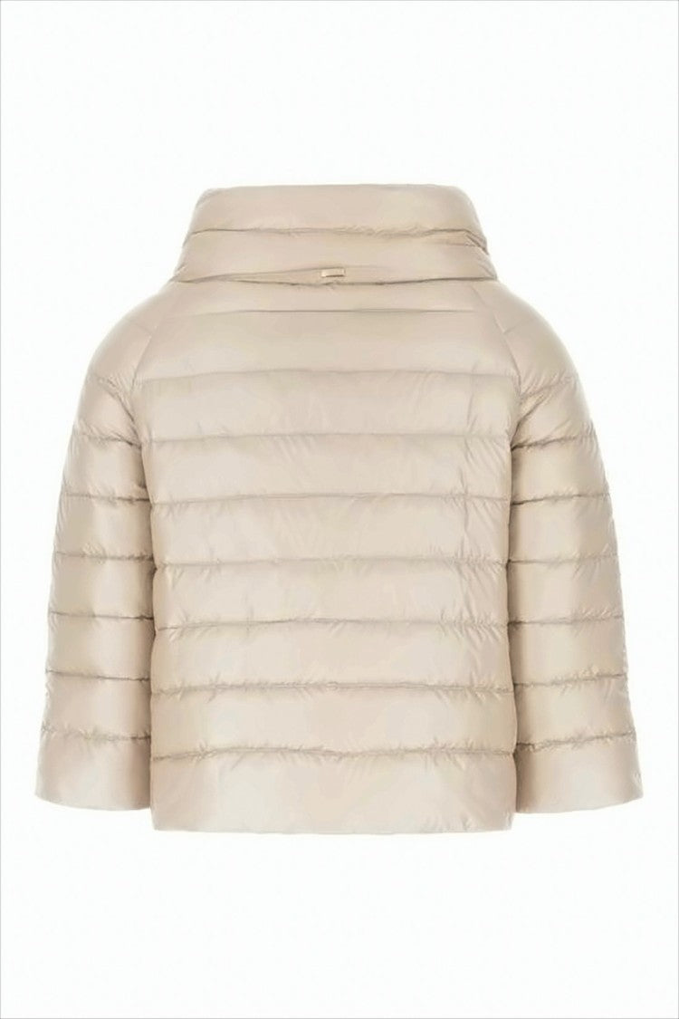 Herno Cropped Padded Jacket With Boxy Silhouette