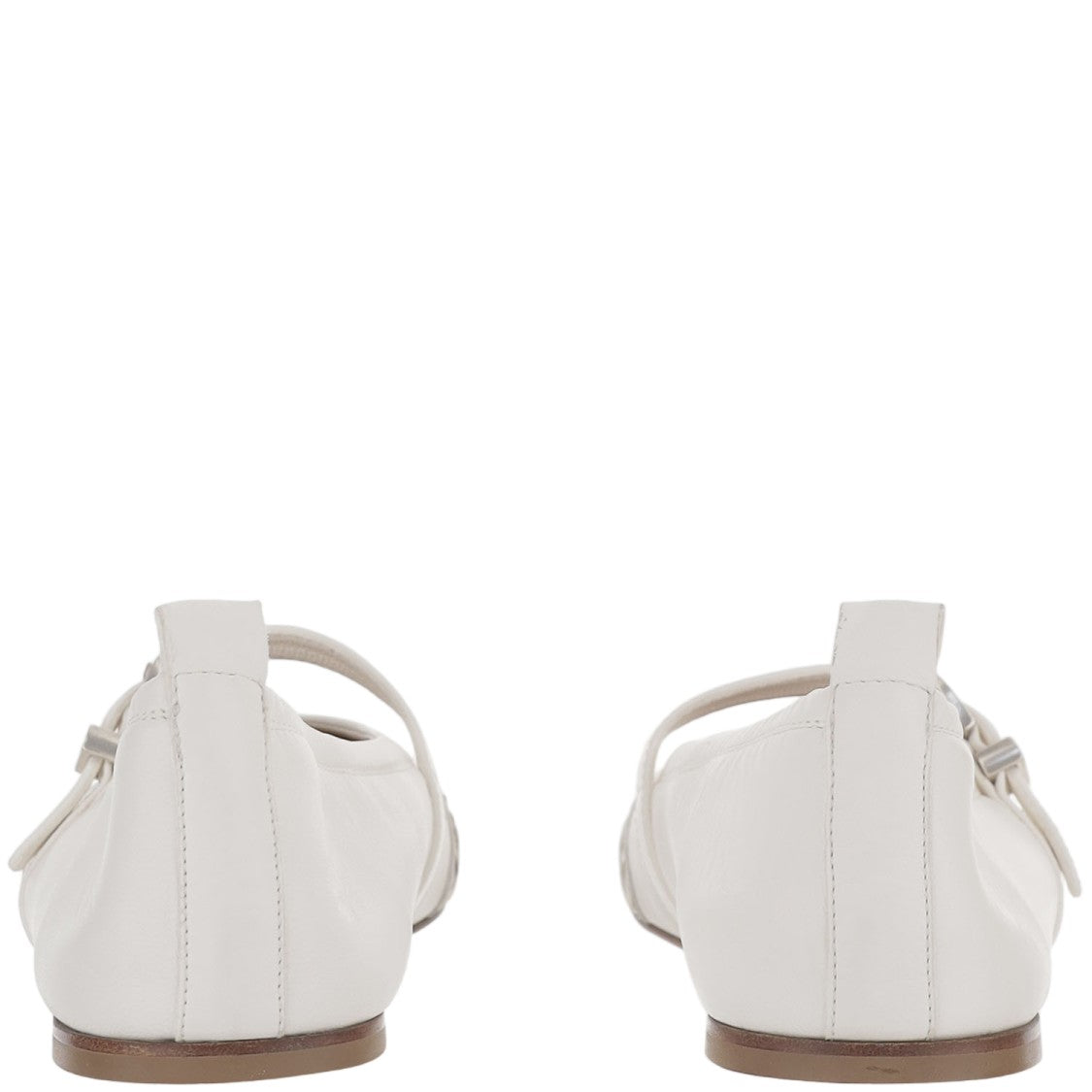 Sartore Leather And Python Balerinas