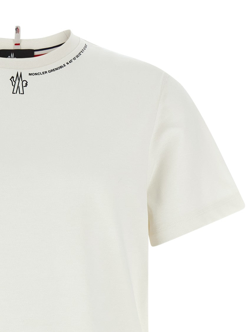 Moncler Grenoble Cotton T-Shirt With Subtle Print