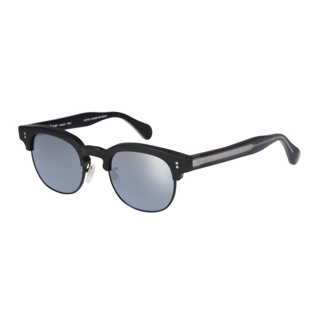 Kador Woody Cal 49 Clubmaster Design Sunglasses With Reflective Lenses