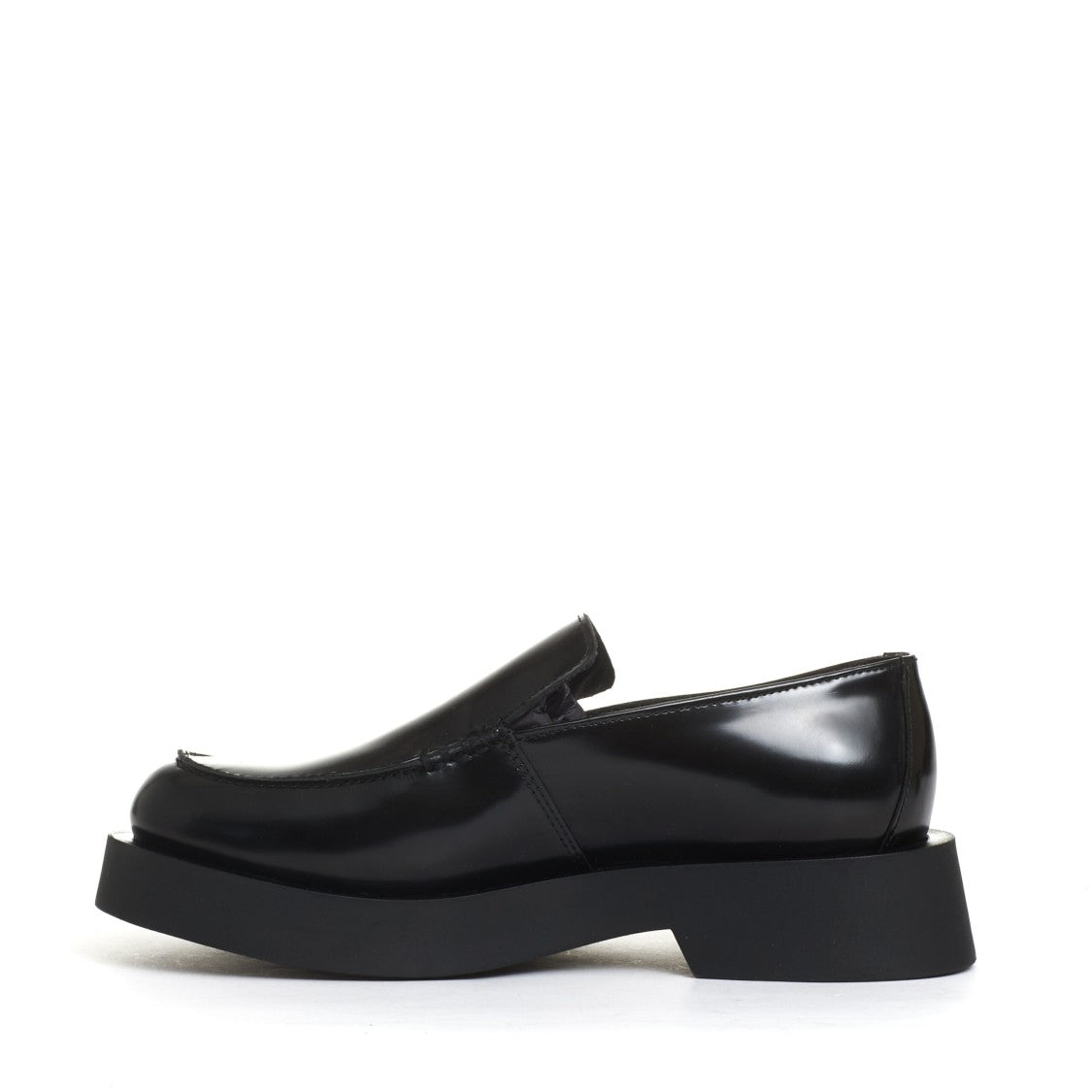 Poesie Veneziane Black Brushed Smooth Loafer