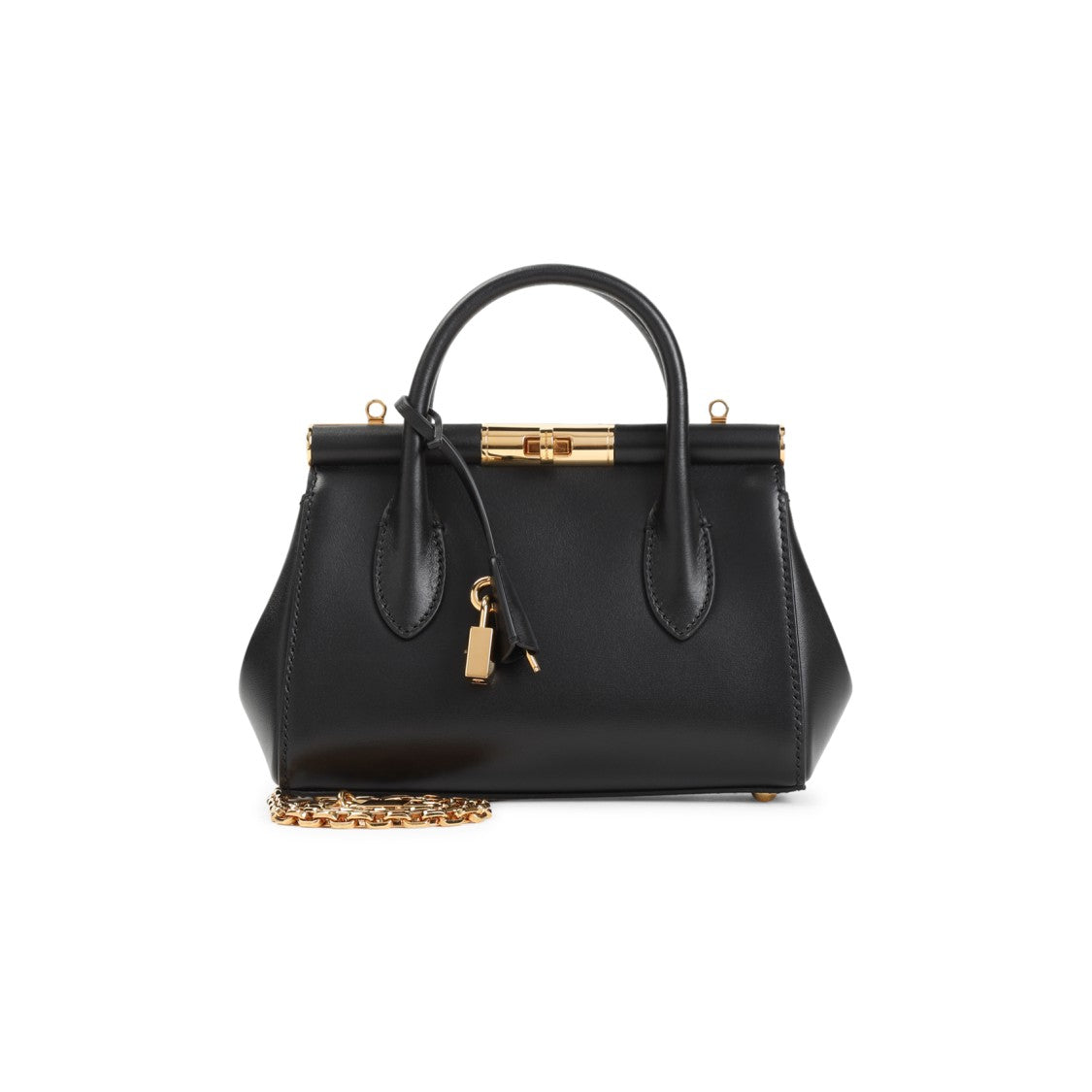 Dolce & Gabbana Structured Leather Handbag