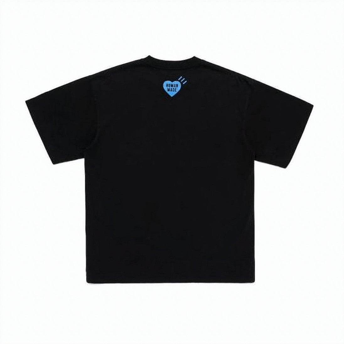 Humanmade Graphic Black Short-Sleeve T-Shirt With Bold Design