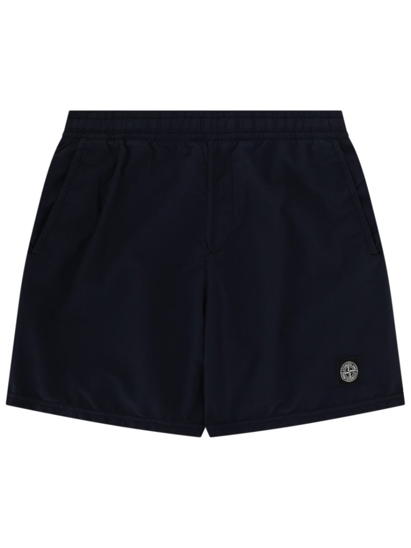 Stone Island Polyamide Elastic Waistband Swim Shorts