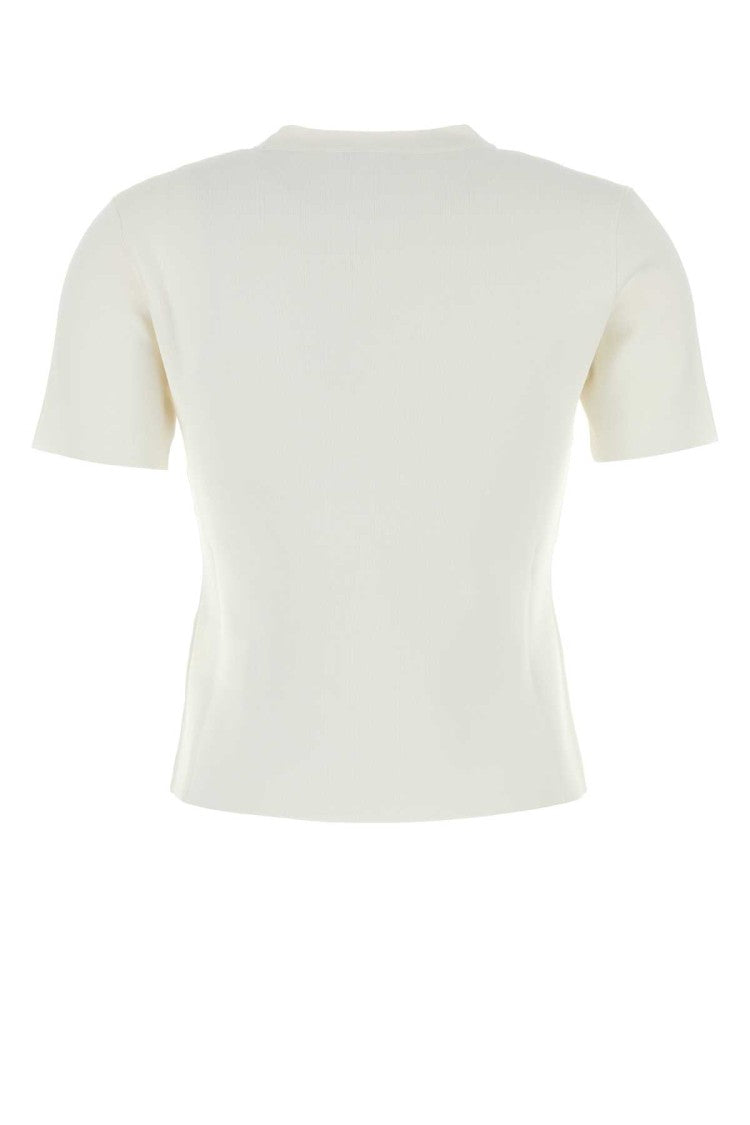 Max Mara White Viscose Blend Adelio T-Shirt