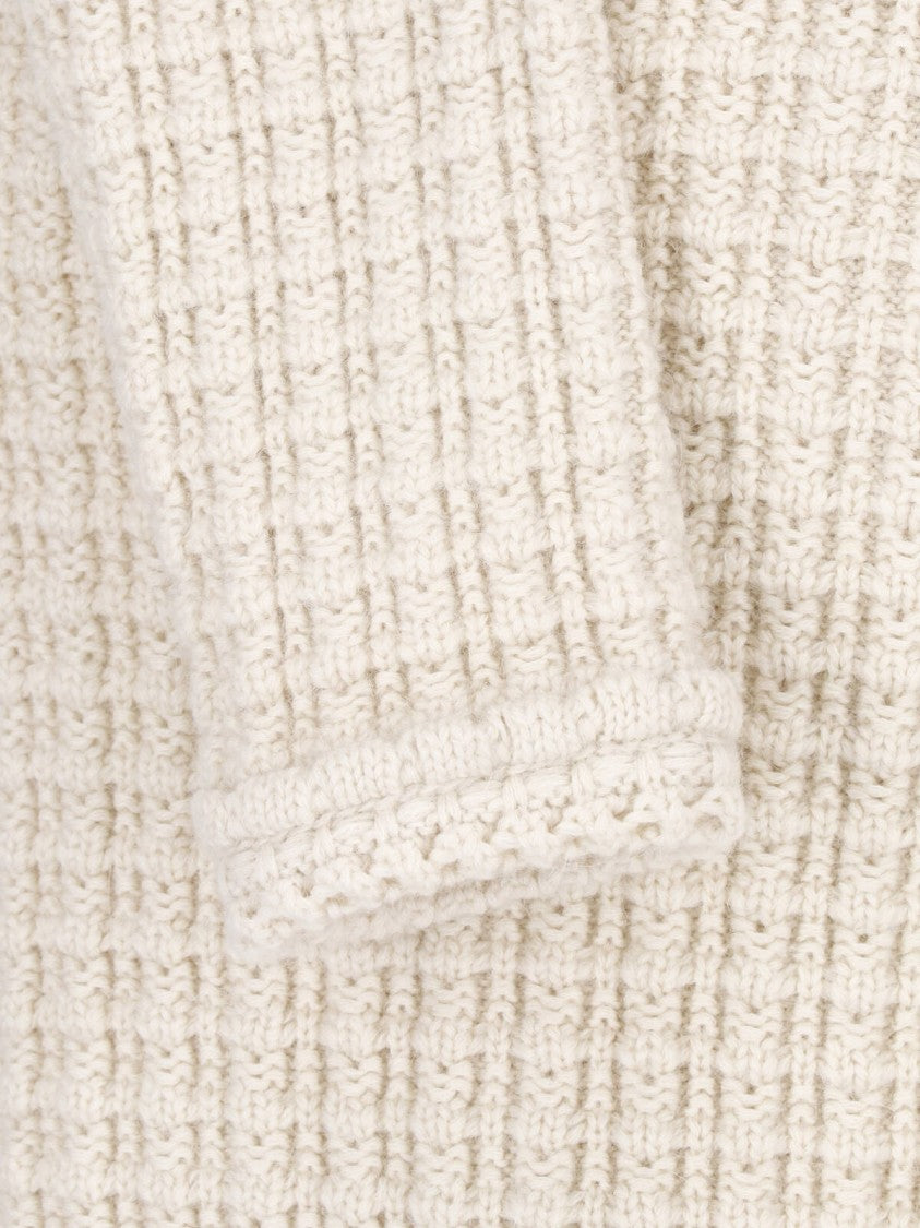 Isabel Marant Textured Knit Cropped Cardigan With Hook Closures