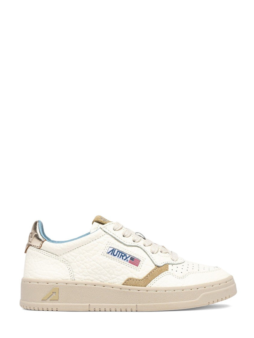 Autry Platinum Medalist Low Suede Accents Low-Top Sneakers