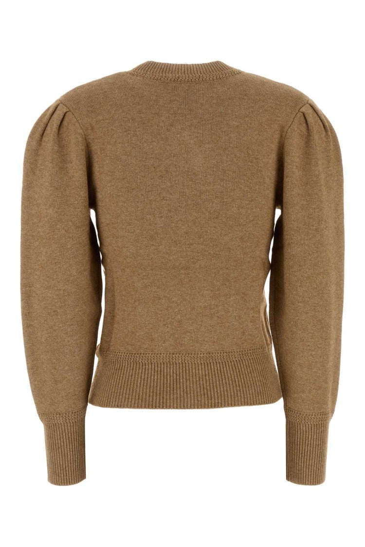 Isabel Marant Étoile Camel Stretch Cotton Blend Kelaya Sweater
